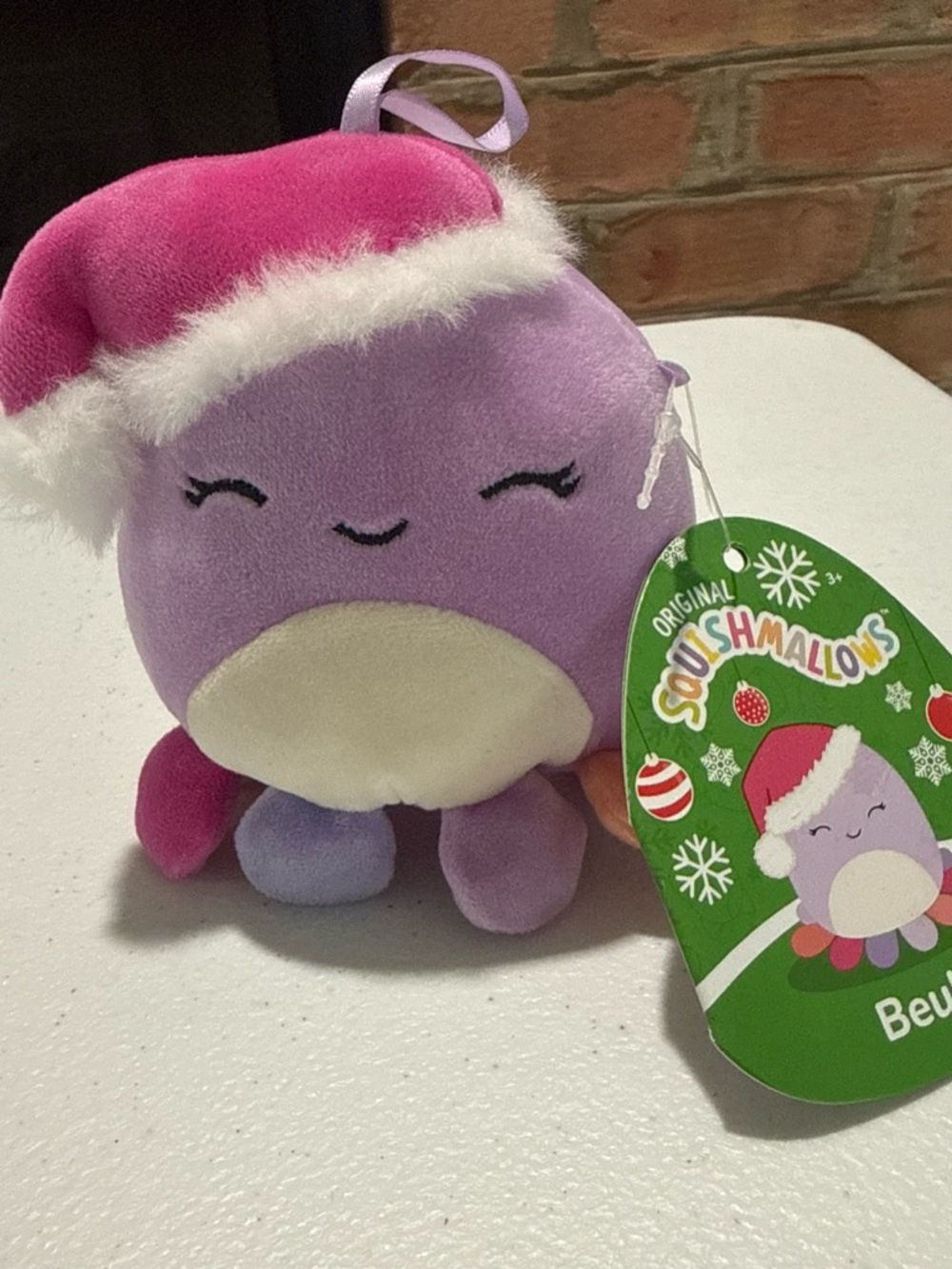 Beulah Purple & Pink Holiday Octopus Plush